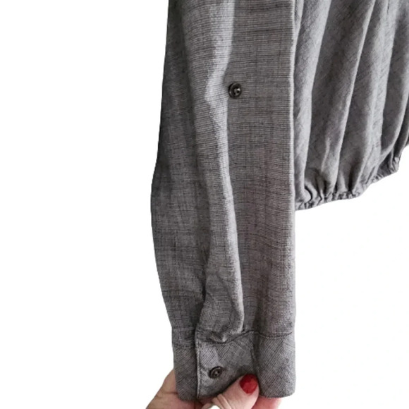 Maurices Grey Cross-over Blouse - Picture 3 of 7